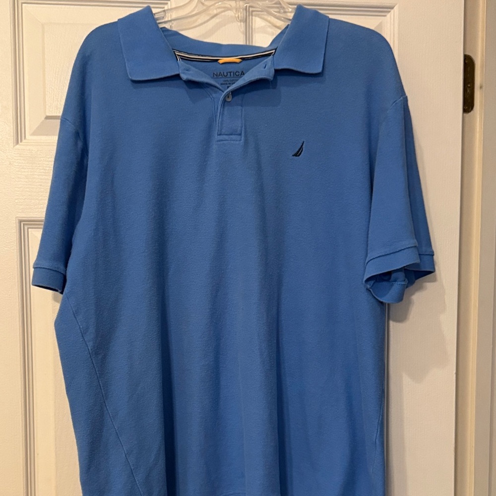 Nautica Men's Polo in Vibrant Blue